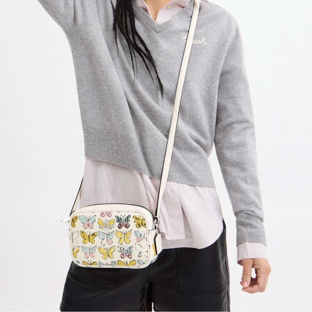 Coach Mini Jamie Camera Bag With Butterfly Print